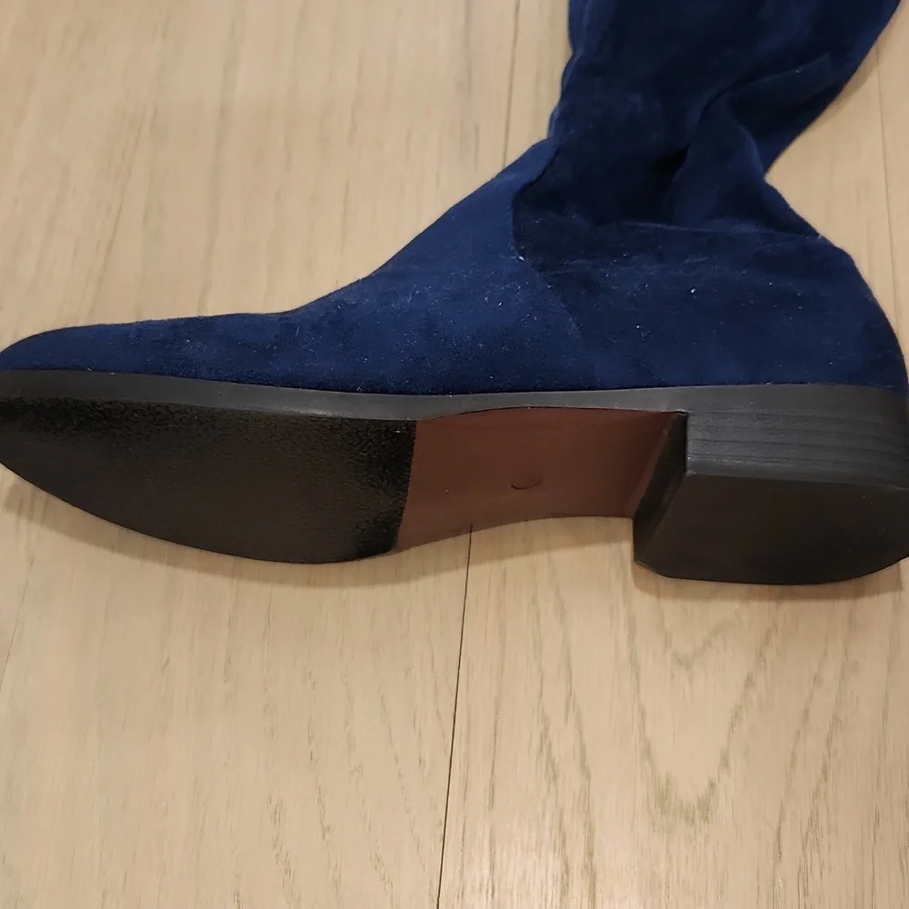 Catherine Malandrino Deep Blue Over-the-Knee Boots